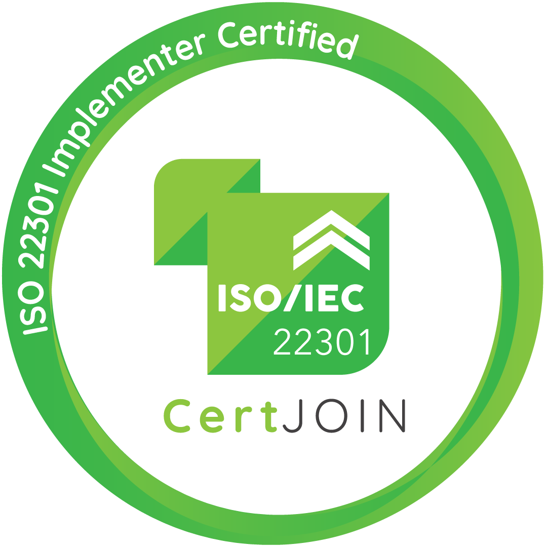ISO 22301 Implementer Certified